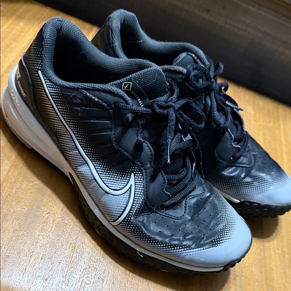 Nike Black and Gray Turfs